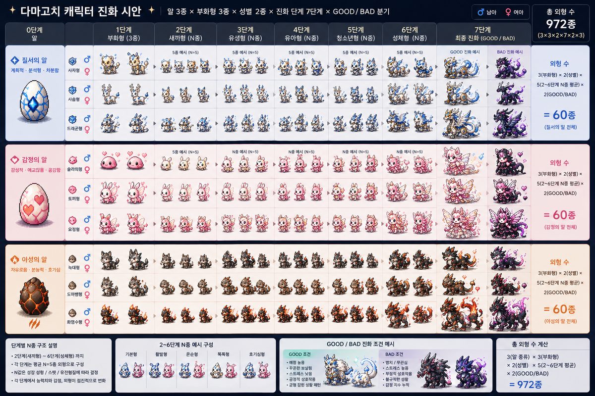 부의 추월차선 플래너 패스티 최종 진화 트리 972개