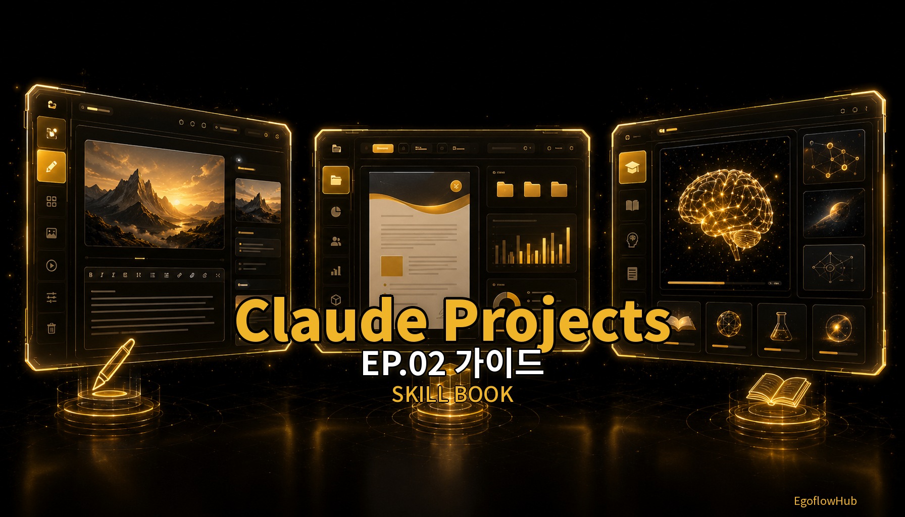 Claude Projects EP.02 — 목적별 프로젝트 세팅 (블로그·업무·공부)